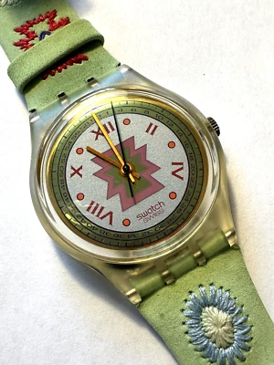 $67 SALE! American Beauty! SWATCH CUZCO (GK154) 1993 NIB!!! Austrian band - Image 1 of 4