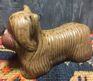 Vintage Shaggy Small Dog Figure by Toscany of Japan; Inspired by Lisa Larson - Picture 1 of 6