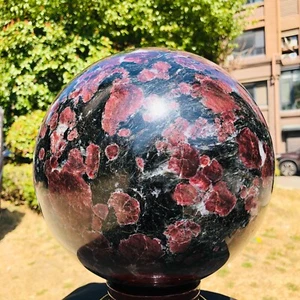 Cristal de cuarzo astrofilita natural 18,27 kg "piedra de fuegos artificiales" bola de cristal 683 - Imagen 1 de 15