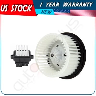 Blower Motor and Resistor HVAC Fit For 2007 2008-2013 Chevrolet Silverado 1500 - Image 1 of 4