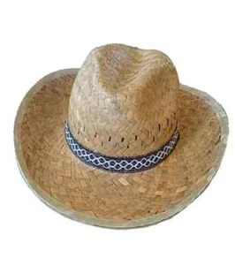 Cappello in paglia naturale per estate in spiaggia Taglie 56 58 60 made in Italy - Foto 1 di 2