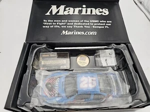 Bobby Hamilton Jr Marines PATRIOTIC #25 03 NASCAR 1:24 Scale Team Caliber - Picture 1 of 23