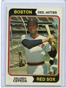 1974 Topps Orlando Cepeda Boston Red Sox #83 ⭐️💥🎯 VGEX+ - Bild 1 von 2