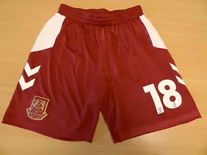 NORTHAMPTON TOWN FC | 18 | JOSH HARROP | SHORTS EDICIÓN PARTIDO 2022/2023 | Talla M - Imagen 1 de 3