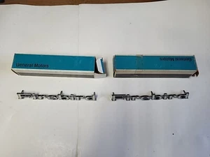 NOS GM 1967 1968 1969 Firebird Trans Am Fender Emblem 9796319 Pair - Bild 1 von 6