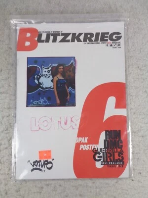 Blitzkrieg Graffiti Zine # 6 Winter 1998 New Zealand LOTUS Guerilla Girls Poster - Image 1 of 4