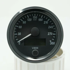 VDO Singleviu Speedometer Tachometer 80mm 300 Km/H - Picture 1 of 4