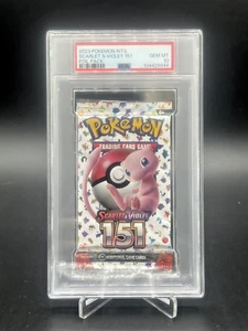 Pokemon 151 Scarlet & Violet Sealed Booster Pack PSA 10 GEM MINT - Picture 1 of 2