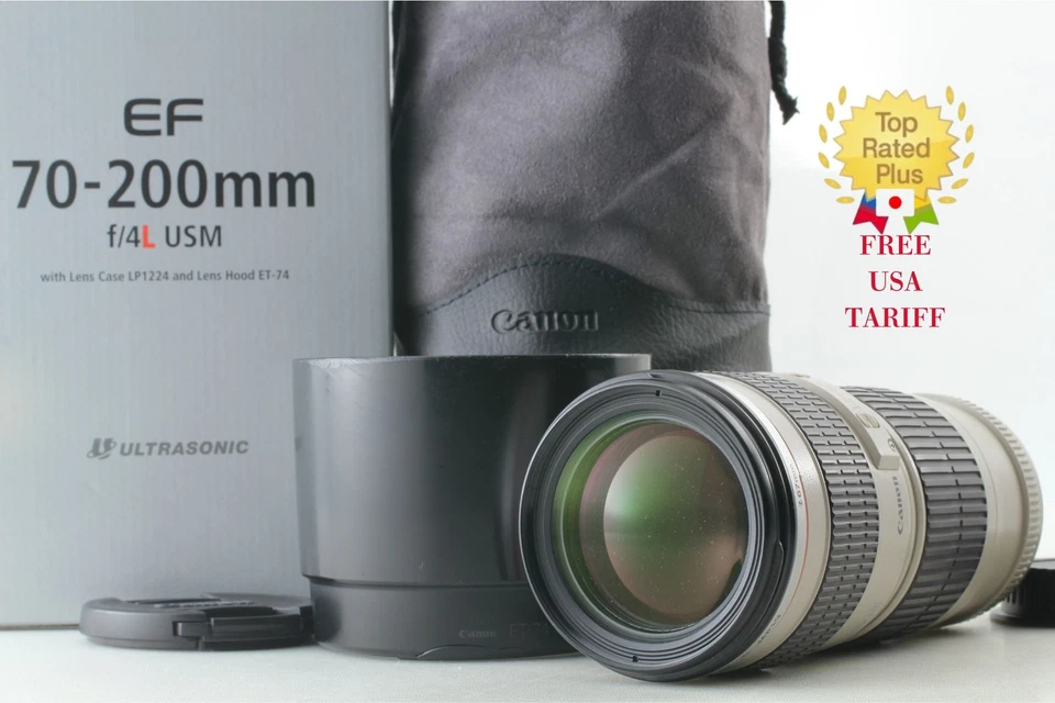 [N MINT+++ in Box ] Canon EF 70-200mm f/4 L USM Zoom AF Lens EF Mount From JAPAN - Image 1 of 4