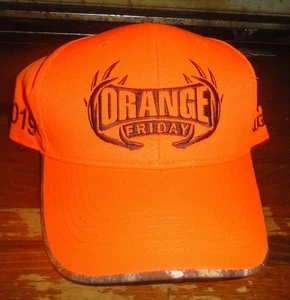 NEW NWT Fleet Farm Orange Friday 2019 BASEBALL TRUCKER ADJUSTABLE BLAZE ORANGE - Picture 1 of 2