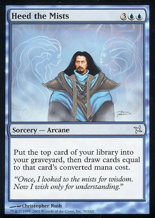 Heed the Mists - Medium Play MTG Betrayers of Kamigawa - Image 1 of 1