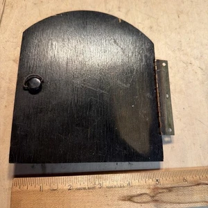 Vintage Antik Empire England Mantelaufzug Uhr Gehäuse hinten Holz Türteil - Bild 1 von 6