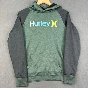 Hurley Hoodie Youth Gr. XL grün grau Pullover H2O DRI Raglan Sweatshirt - Bild 1 von 14
