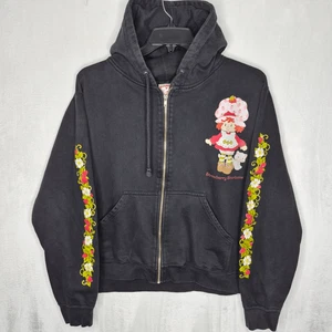 Vintage 2002 Strawberry Shortcake Full Zip Hoodie Size XL - Picture 1 of 12