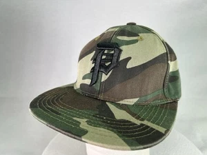 Primitivo Sombrero de Skateboarding Gorra Snap Back Bosque Camuflaje Sucio P Logo Bordado - Imagen 1 de 24