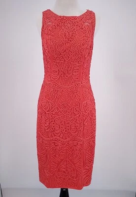 Vestido Vaino Sue Wong Nocturne Mujer Talla 4 Bordado Sin Mangas Ajuste Forma Foto 1 de 4