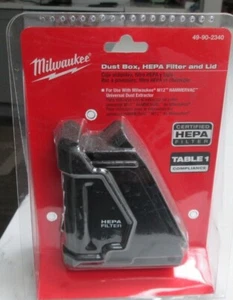 Milwaukee Dust Box,Hepa Filter and Lid 49-90-2340 New - Picture 1 of 2