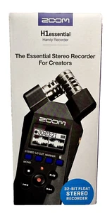 Zoom H1essential 2-Track 32-Bit Float Portable Audio Recorder - Free Shipping - Picture 1 of 3