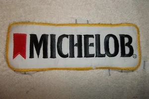 Vintage Cloth Rectangle Patch Michelob Beer off of Deliveryman's Shirt Large - Picture 1 of 2