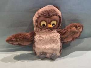 Ikea Cute Vandring Uggla Barn Owl Brown Soft Fluffy Hand Glove Puppet GC - Picture 1 of 4