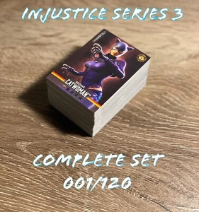 DC Injustice Arcade Cards Series 3 “Complete Set” 001-120 Non-Foil set - Picture 1 of 10