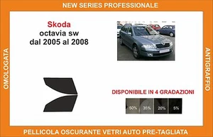 pellicola oscurante vetri SKODA octavia sw dal 05-2008 kit anteriore - Imagen 1 de 1