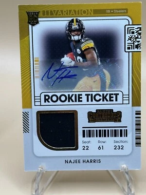 2021 Panini Contenders - Rookie Ticket (AU)(MEM) Variation #RSV-NHA Najee Harris - Image 1 of 4