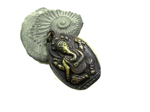 P1051 Elefant Gott Ganesha Hindu Shiva Heilig Glück Auspicius Unisex Anhänger - Bild 1 von 5