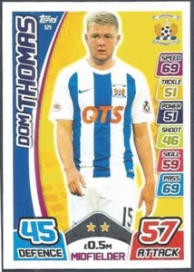 TOPPS MATCH ATTAX SPL-2017-18- #121-KILMARNOCK-DOM THOMAS - Picture 1 of 1