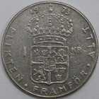 1973 Sweden 1 Krona