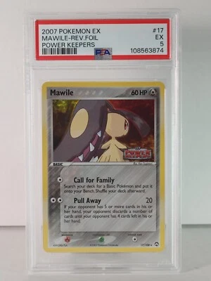 Mawile - Power Keepers - 17/108 - Holo w/ Stamp - PSA 5 - Image 1 of 2