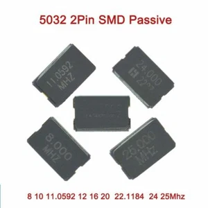 5032 SMD 2Pin Passive Crystal Oscillator Ceramics Resonator 8Mhz to 25Mhz - Picture 1 of 6