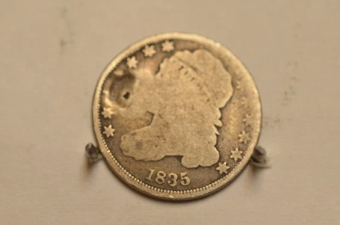 1835 Capped Bust Dime (AS SHOWN) Item #5380 Cover