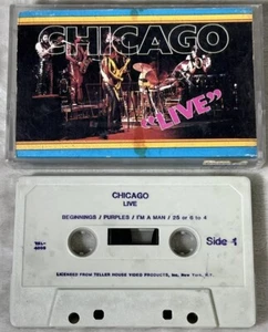 Chicago Live Cassette Tape Teller House - Picture 1 of 9