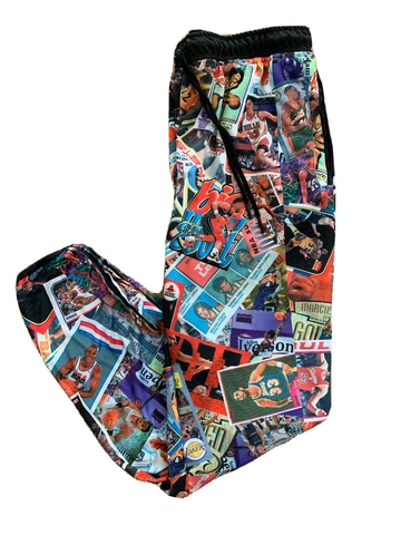 Vtg Post Game NBA Basketball Dream Team Jogger Pants Mens XXL All Star Jordan Cover