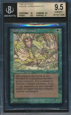 Legends Aisling Leprechaun BGS 9.5 Graded Magic MTG (3596) - Image 1 of 3