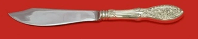 Cuchillo de pescado de plata esterlina personalizado individual Valenciennes by Manchester 8 1/4" Foto 1 de 1