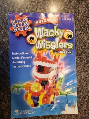 Motorized Wacky Wigglers Learning Resources Building Set INSTRUCTIONS MANUAL - Image 1 of 4
