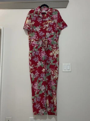 Laura Ashley 复古花卉连身裤,尺寸 S? VGUC  — 第 1/4 张图片