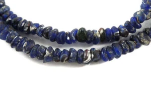 Kleine blaue Krobo Glasperlen Ghana - Bild 1 von 3