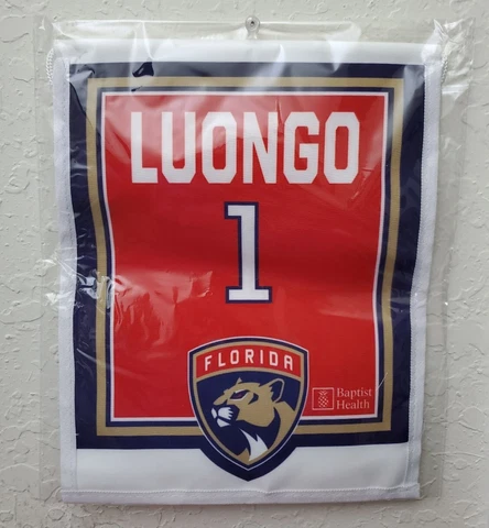 Florida Panthers - Roberto Luongo #1 Jersey Retirement Souvenir Banner - SGA NEW Cover