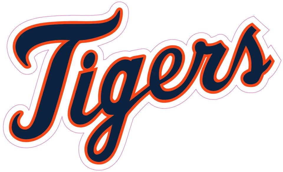 (NOT A PATCH) Detroit Tigers HTV Heat Press Transfer Vinyl Iron On - Image 1 of 1