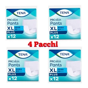 48 Slip incontinenza Tena Pants Plus Proskin XL -Circ. 120-160 (4 conf da 12pz) - Foto 1 di 4