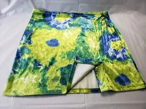 Hot Kiss Women's Beach Cover-up Skirt Blue Green - Picture 1 of 4
