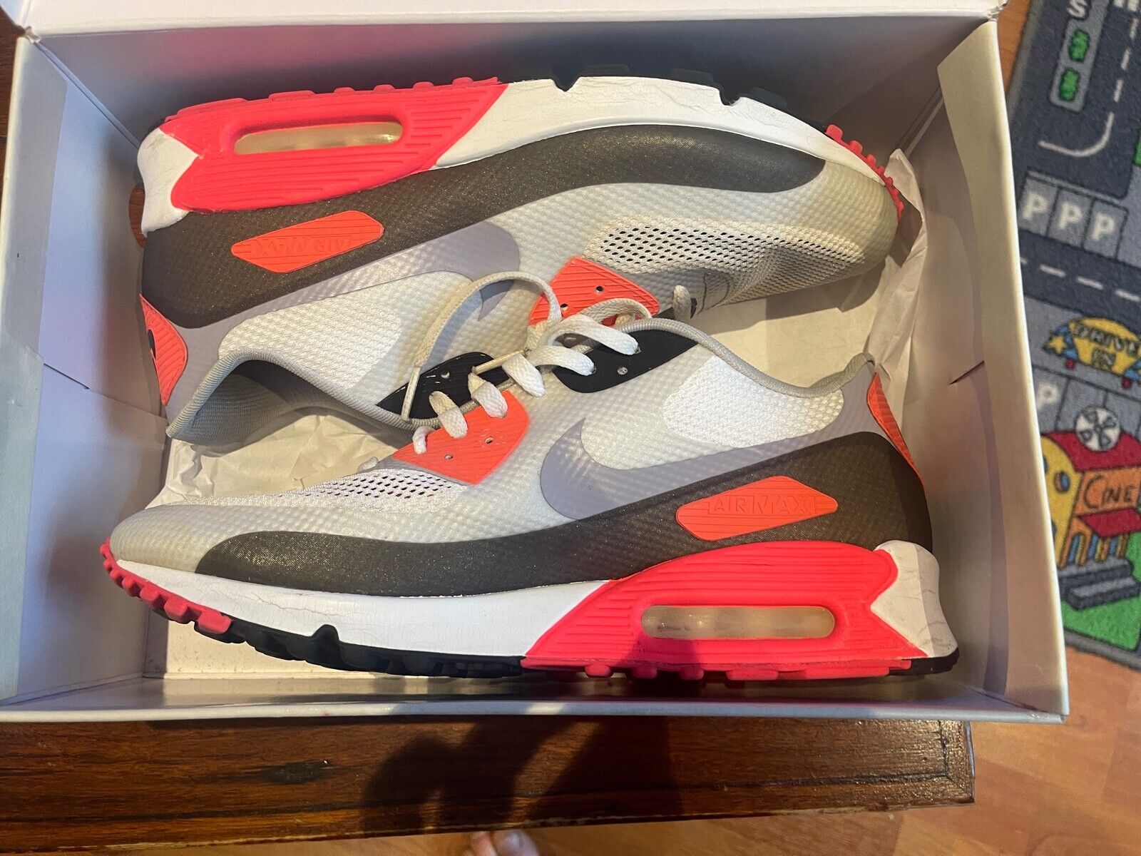 Genuine Authentic Rare Nike Air Max 90 Hyperfuse Independence Day Size UK 11