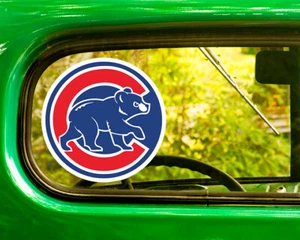 2 CHICAGO CUBS BASEBALL AUFKLEBER Aufkleber Bogo für Auto Stoßstange Wohnmobil Laptop Fenster - Bild 1 von 1