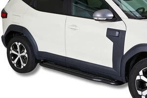 Trittbretter SCHWARZ für DACIA Duster 3 PYM PYN Bj.2024- Edelstahl Ø50mm mit TÜV - Bild 1 von 7