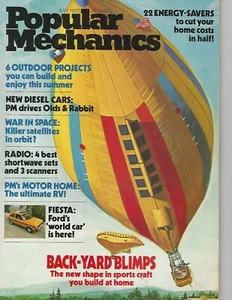 POPULAR MECHANICS Magazine Back Issue, July 1977 - Back-Yard Blimps, Satellites - Picture 1 of 1