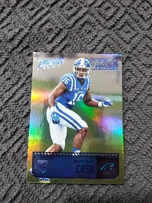jeremy cash 2016 prestige rookie extra points blue panthers duke #300 - Image 1 of 2