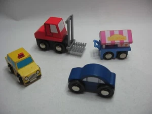 Holzautos LKW für Holz Straßenbahn Schienen ~ (passend für Brio Thomas) ** JR17 - Bild 1 von 3